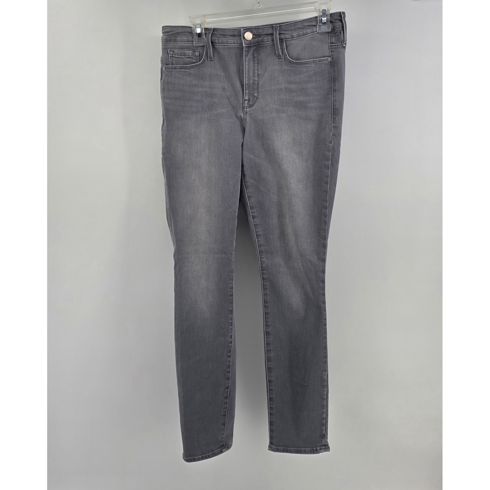 Athleta Women Size 8 Gray Skinny Jeans High Waisted Stretch Denim Gorpcore Pants